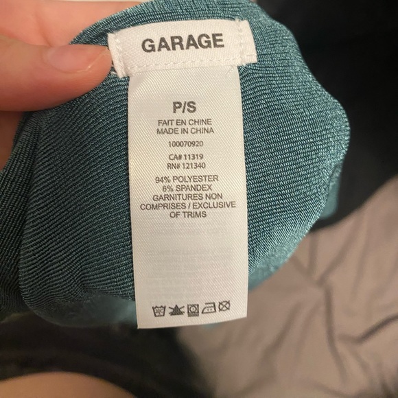 turquoise y2k strappy bandana top - Picture 4 of 4